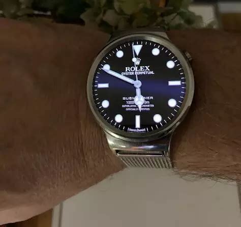 rolex smart watch face